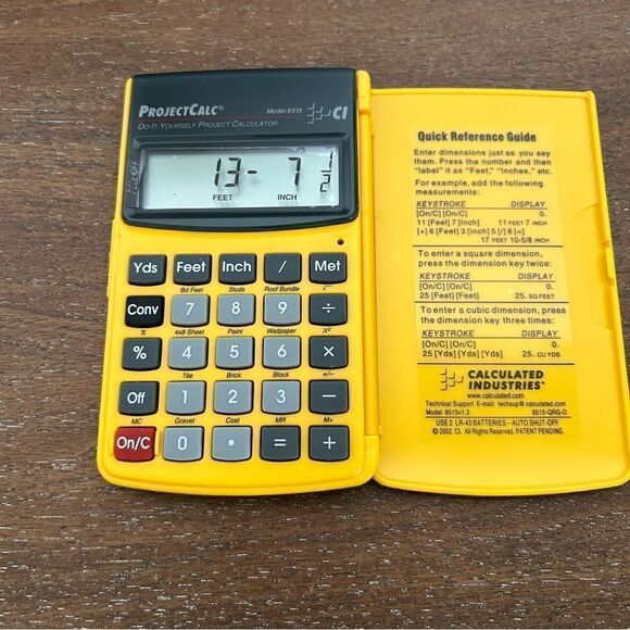 Calculated Industries Project Calc Calculator - Picture 1 of 4